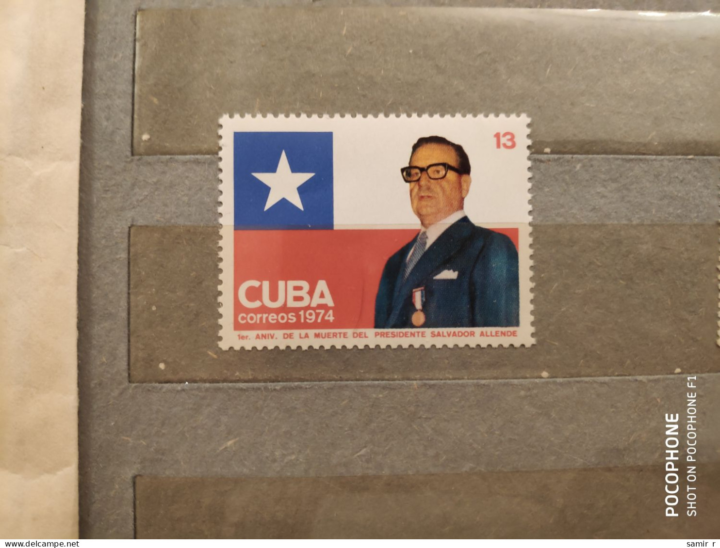 1974	Cuba	Allende  (F75) - Ongebruikt