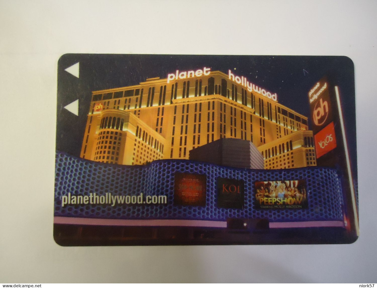 UNITED STATES  HOTELS CARDS   HOTEL KYE   PLANT HOLLYWOOD  LAS VEGAS - Altri & Non Classificati