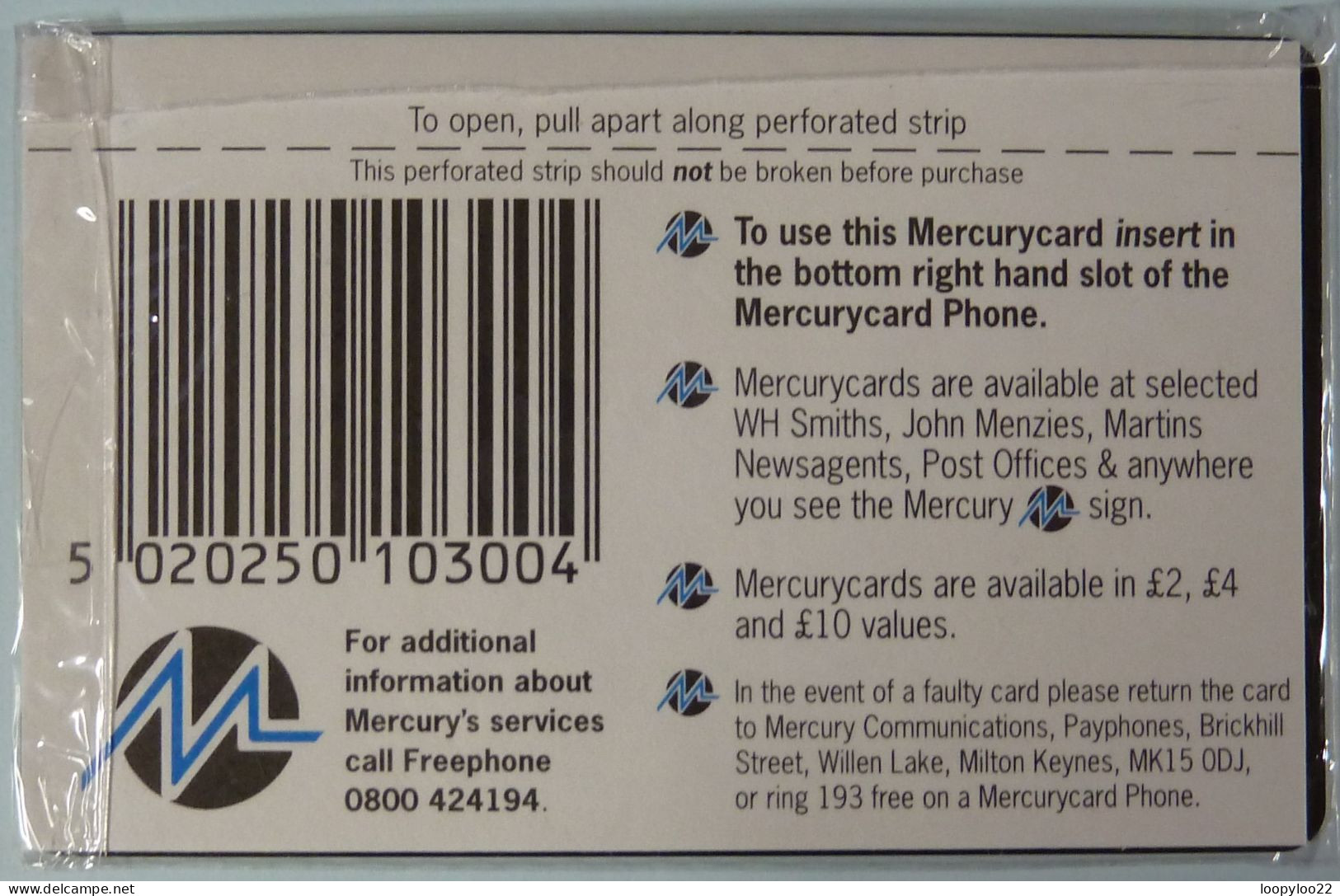 UK - Great Britain - Mercury - MER300 - Austrian Tourist Board - Happy Children Ski - £1 - Mint Blister - [ 4] Mercury Communications & Paytelco