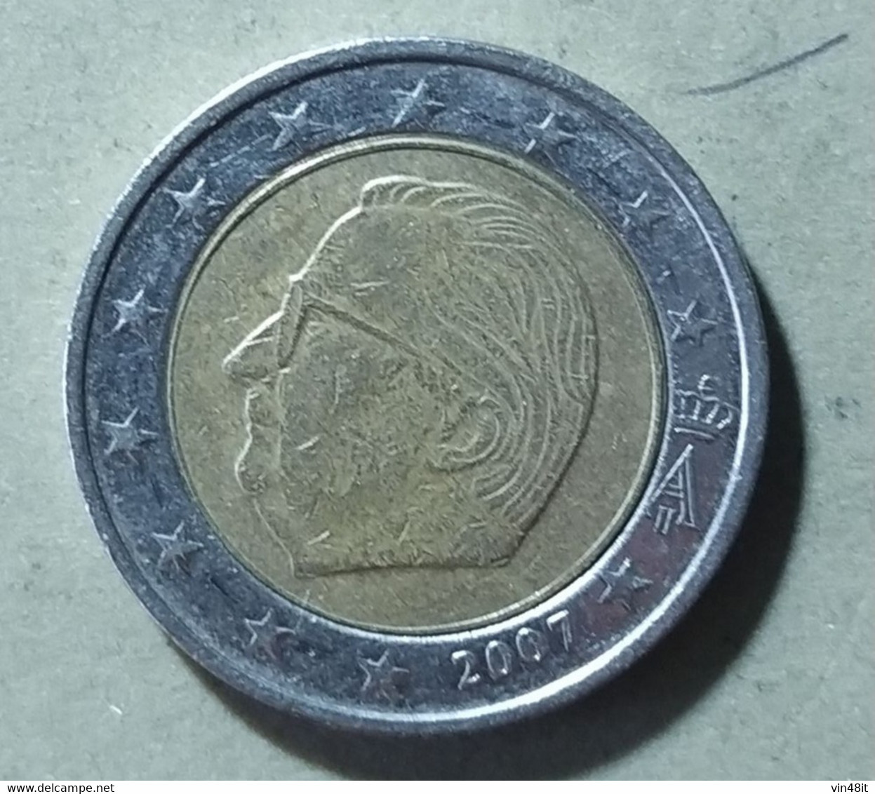 2007 - BELGIO - MONETA IN EURO - DEL VALORE DI  2,00   EURO  - USATA - Belgio
