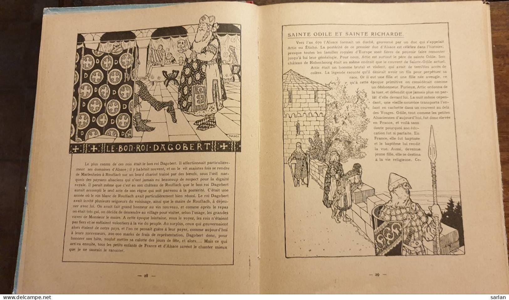 Histoire D'ALSACE Racontée Aux Petits Enfants Par L'Oncle HANSI - Images Par HANSI Et HUEN  , * VP 114 - Alsace