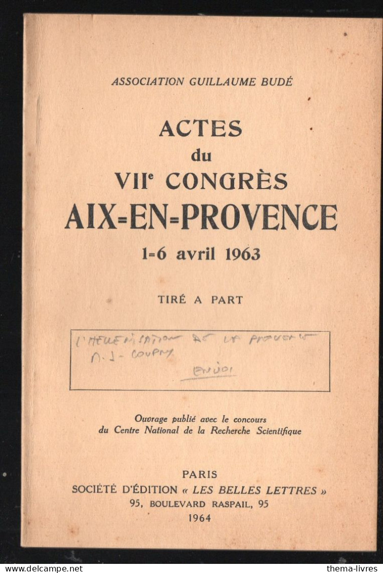 L'hellenisation De La Provence  (ed 1963)   (PPP45935) - Provence - Alpes-du-Sud