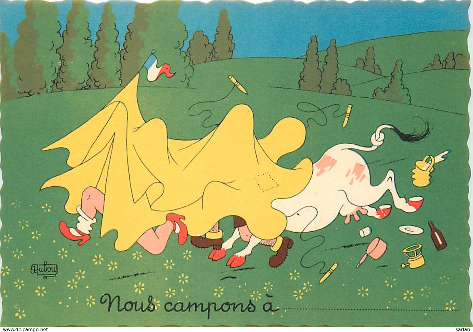 Illustration De DUBOUT , Editions Du Moulin , 6A , * M 17 50 - Dubout