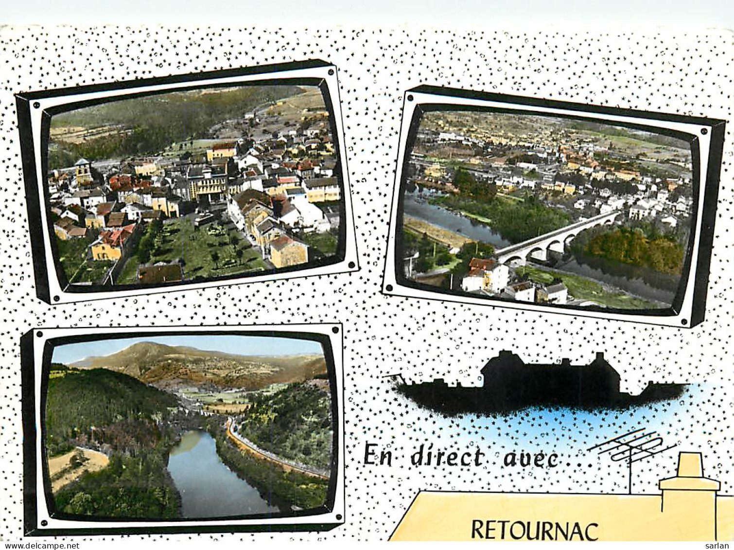 43 , RETOURNAC , Scan Recto Verso , * M 17 96 - Retournac