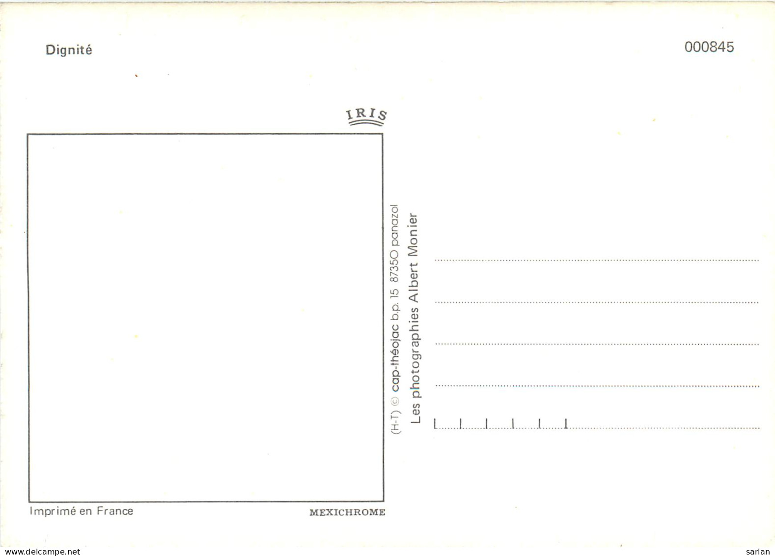 Cliché De Albert Monier , Dignité , * M 26 14 - Monier