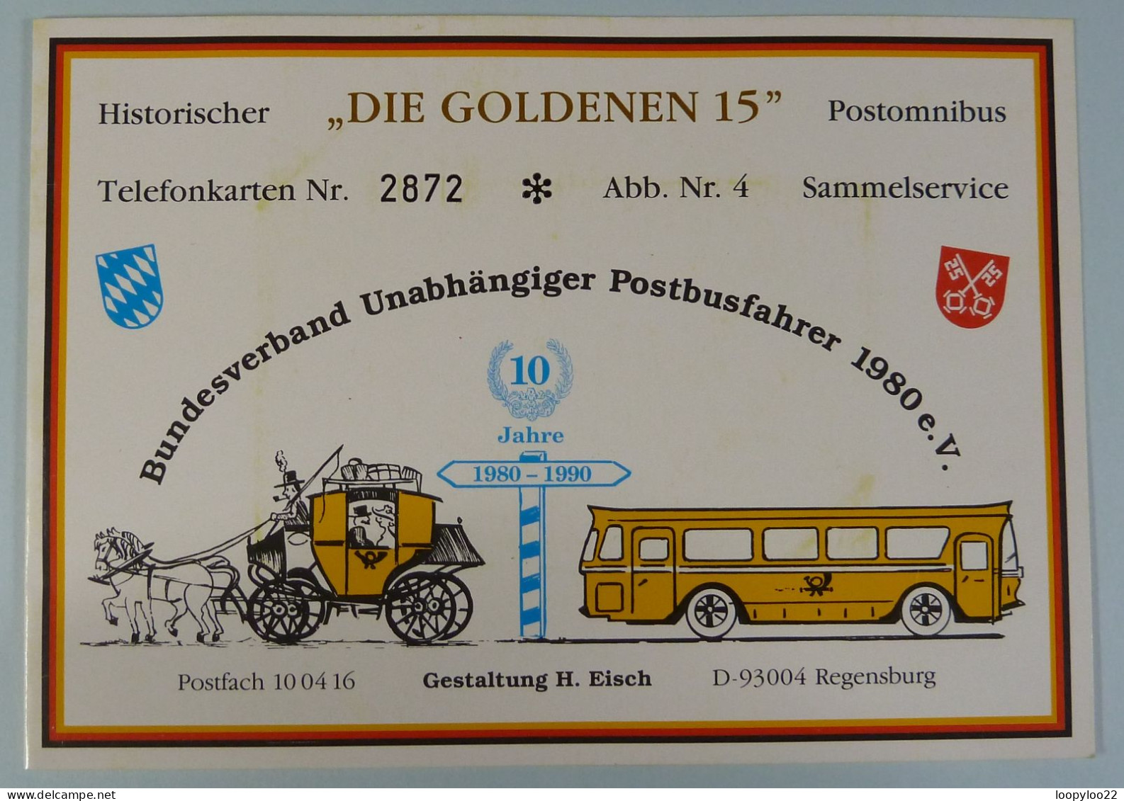 GERMAN - DIE GOLDENEN 15 - Postomnibus - Baujahr 1958 - Mint In Original Folder - Andere & Zonder Classificatie