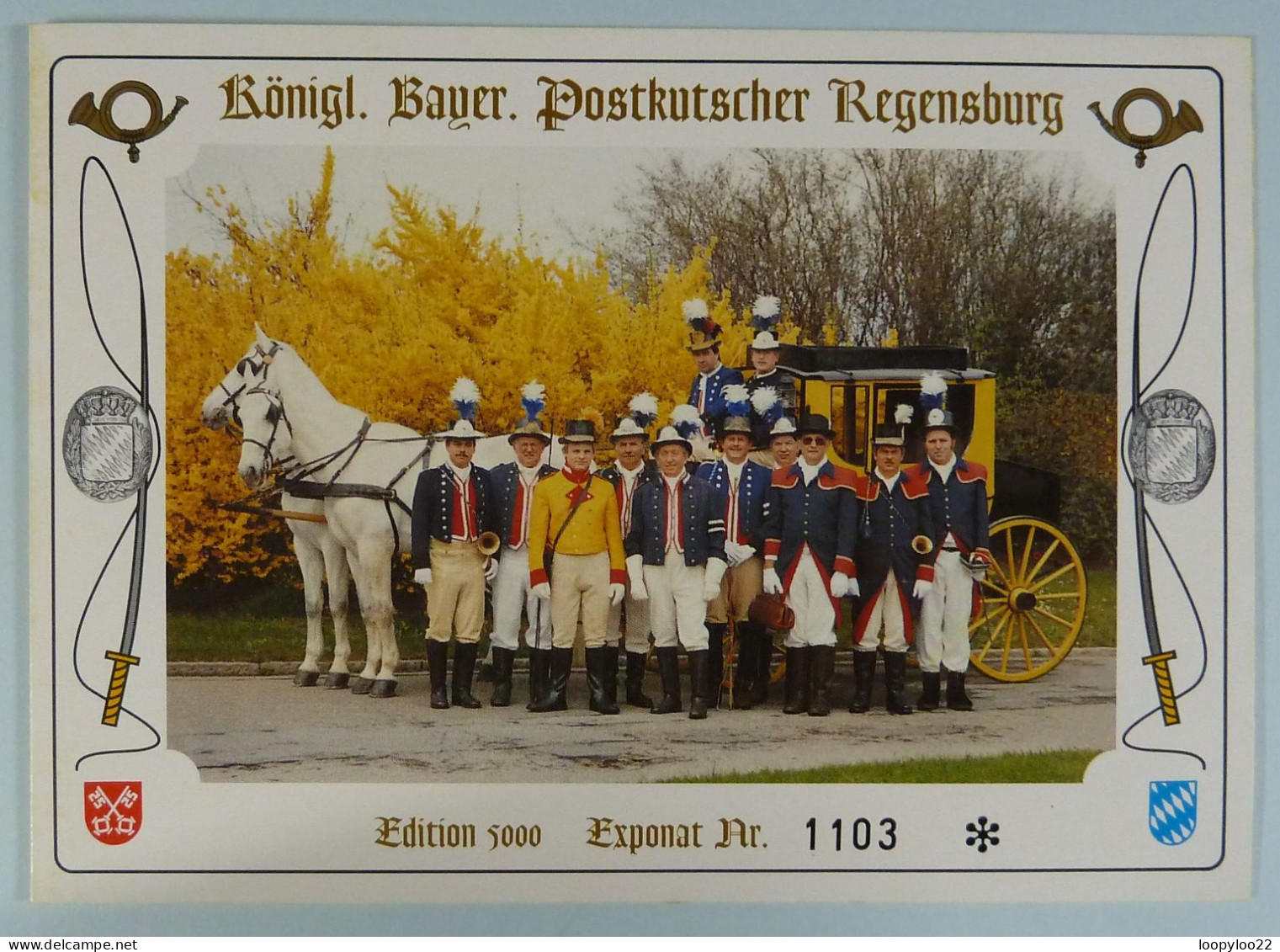 GERMAN - DIE GOLDENE 15 - Postillons Uniform - 5000ex - Mint In Original Folder - Other & Unclassified