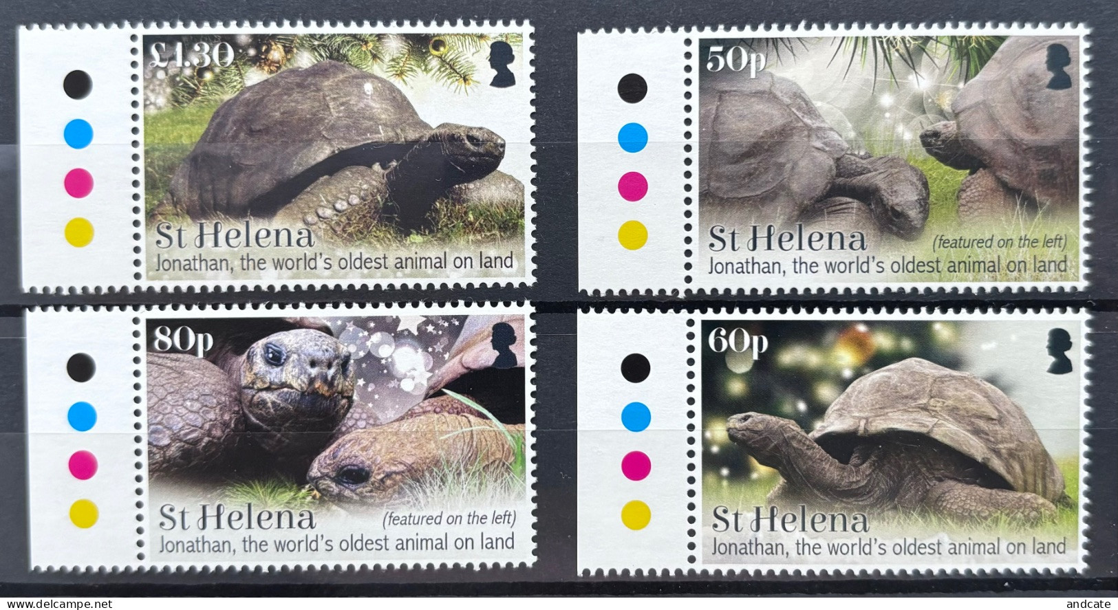 St. Helena MNH 2019 - Turtles , Jonathan, The World's Oldest Animal On Land - Saint Helena Island