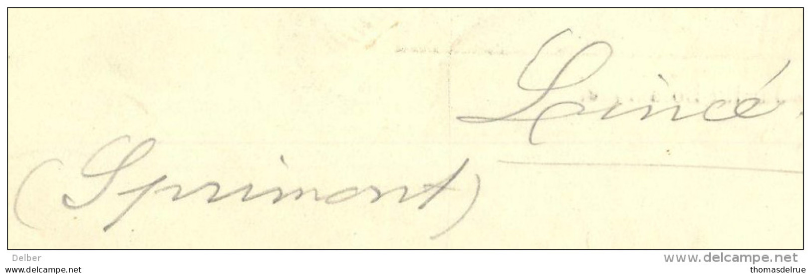 _5Tx945 TX4: SPRIMONT: Onvold.-gefrankeerde Postkaart BRUXELLES-Jardin Botanique:.N° 53-tab: 1ct: Is Tarief Drukwerk - Lettres & Documents