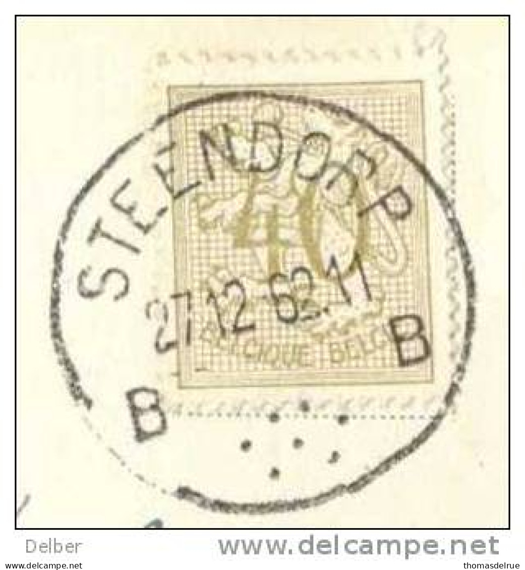 _L465:fantasiekaart Nieuwjaar: N° 853: B STEENDORP B > Temse  1962 - 1951-1975 Heraldischer Löwe (Lion Héraldique)