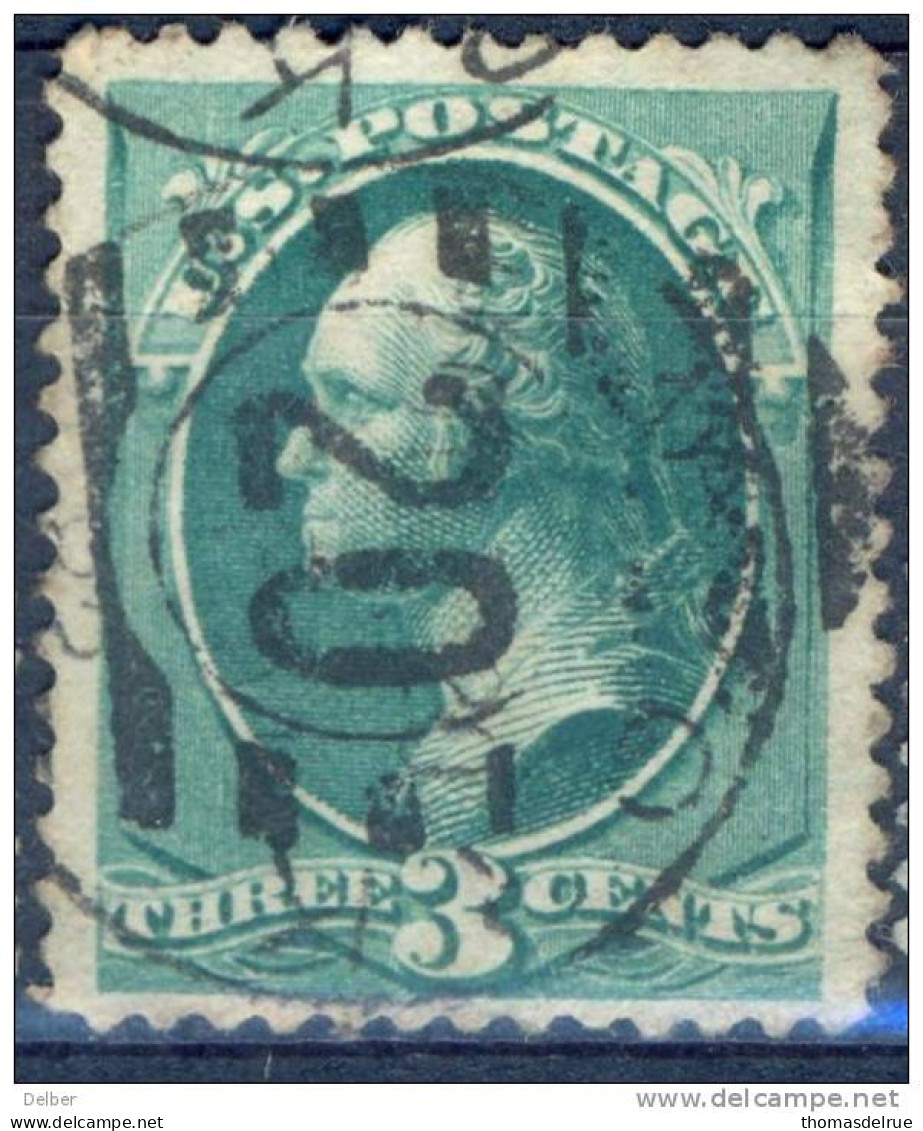 _Us941: WASHINGTON  3 Cents : #184 - Used Stamps