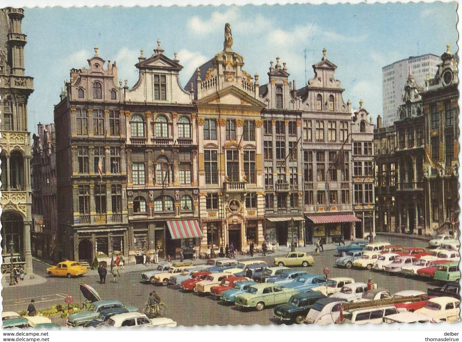 8Eb-662: BRUXELLES Gand'Place... Auto's.. - Markten