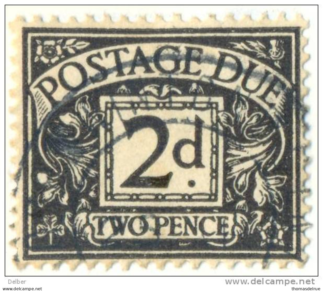 _Ug962:Postage Due: S.G.N° D29:  - Y.&T.N° 26: 2d - ( G VI  R) - Filigrane K. - Strafportzegels