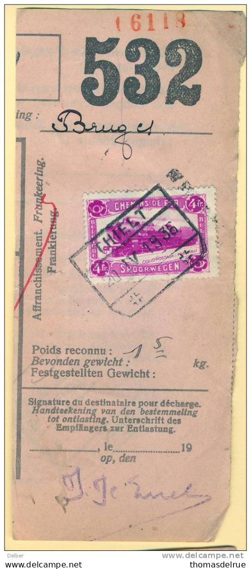 Gs795: Fragment Met SP178: THIELT //  +___+ - Andere & Zonder Classificatie