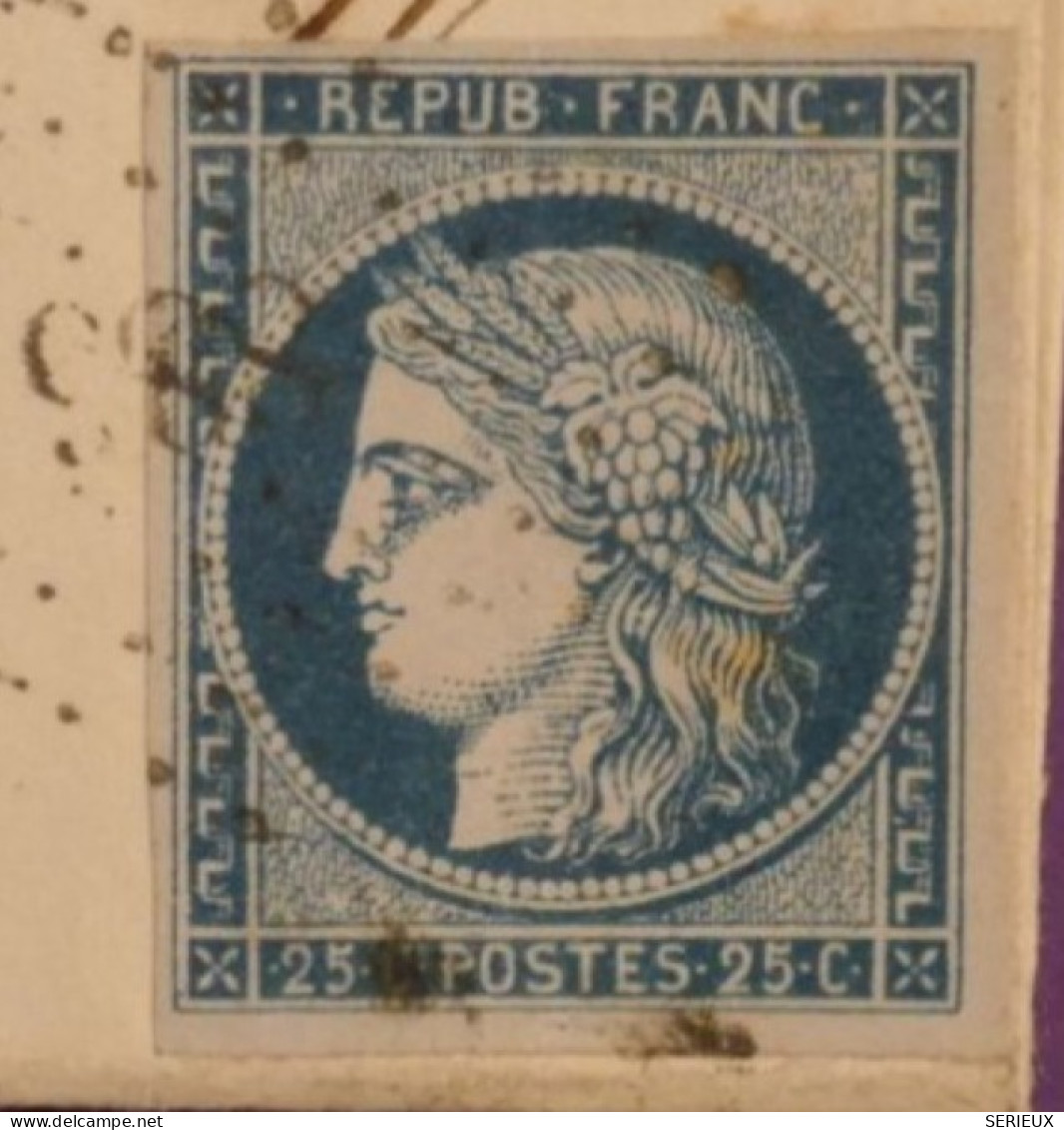 BZ0  FRANCE  BELLE LETTRE   1852   A GANNAT   +CERES N°4 BELLES MARGES   +AFF. INTERESSANT + - 1849-1850 Ceres