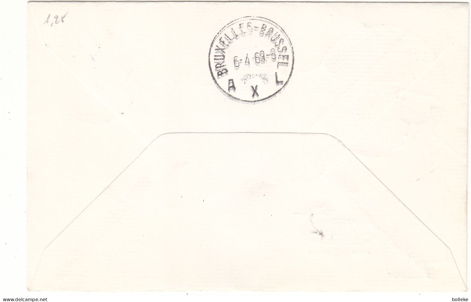 Japon - Lettre De 1969 - Oblit Tokyo - 1er Vol SABENA Tokyo Bruxelles - - Storia Postale