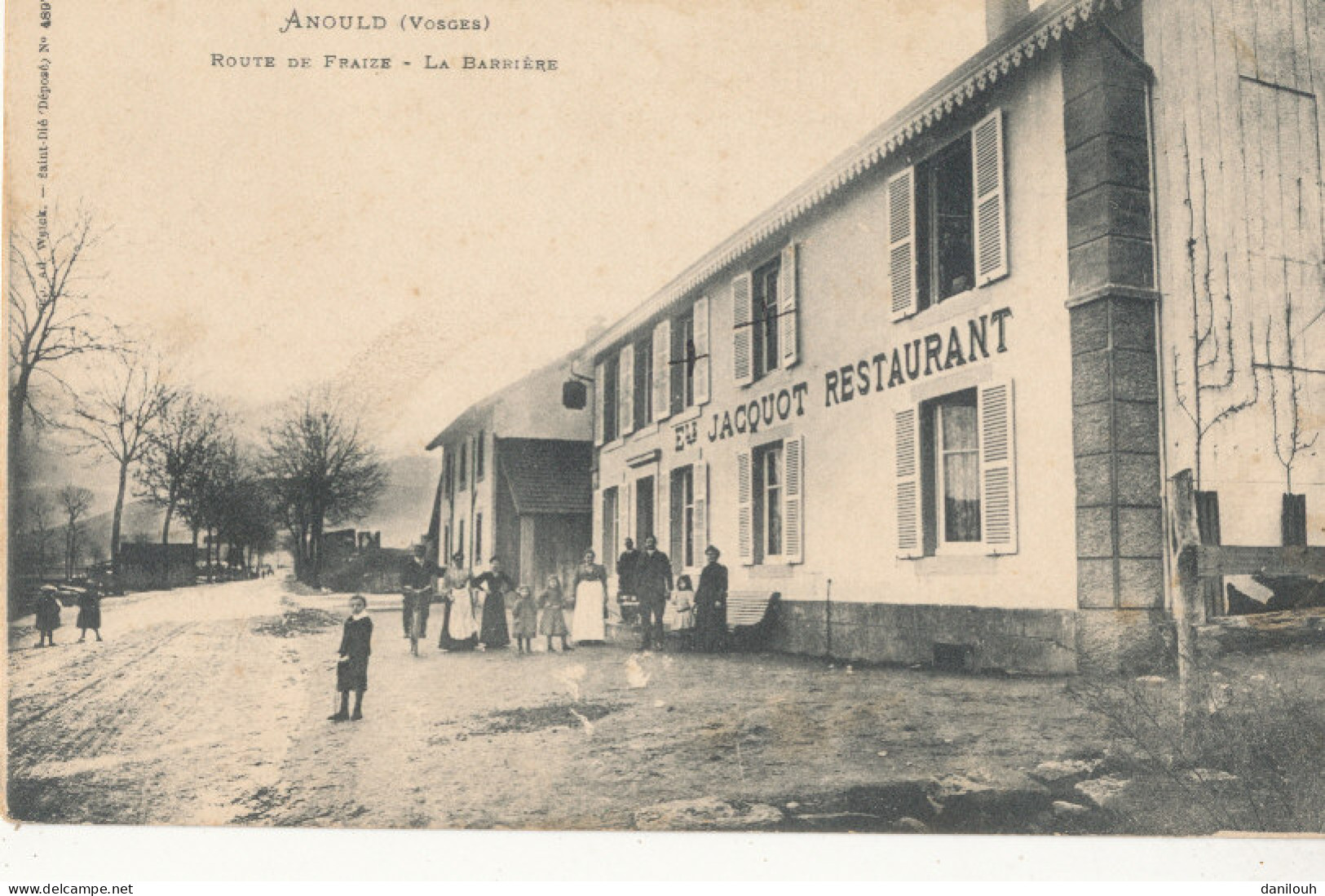 88 //ARNOULD    Route De Fraize   La Barrnière   Ets Jacquot Restaurant ** - Anould