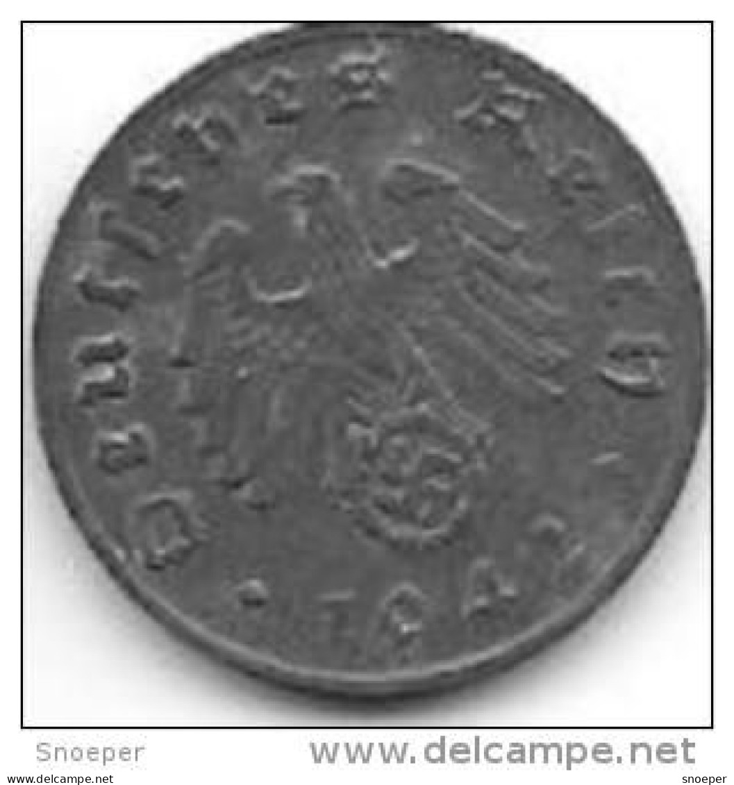 Third Reich 1 Pfennig 1942 J  Km 97   Unc !!! - 1 Reichspfennig