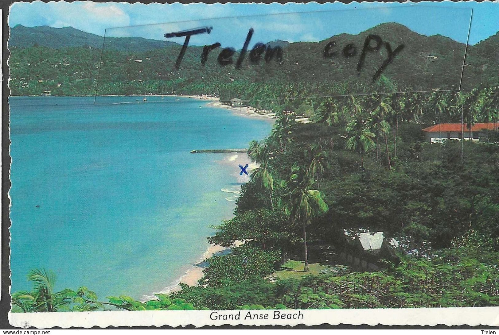 Grenada, Grand Anse Beach,  Gelaufen,  Descrito - Grenada