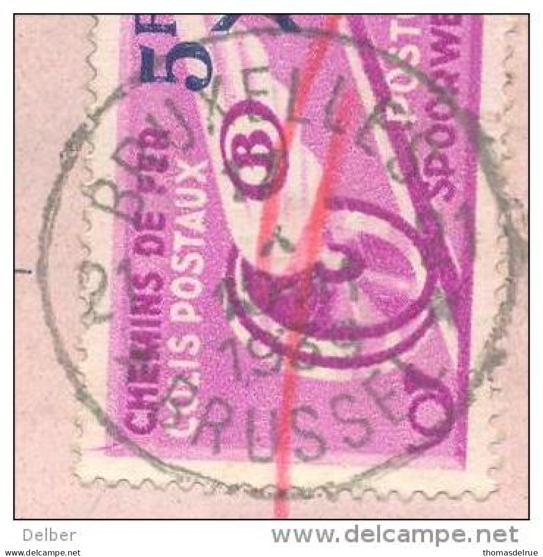 _4Fs837 21* BRUXELLES 21 * BRUSSEL: Postagentschap - Other & Unclassified