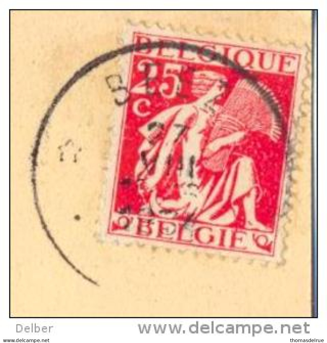 _F212: N°339: * BEEZ* : Sterstempel Op CP : ROCHERS DE MARCHE-LES-DAMES > Malines - 1932 Ceres And Mercurius