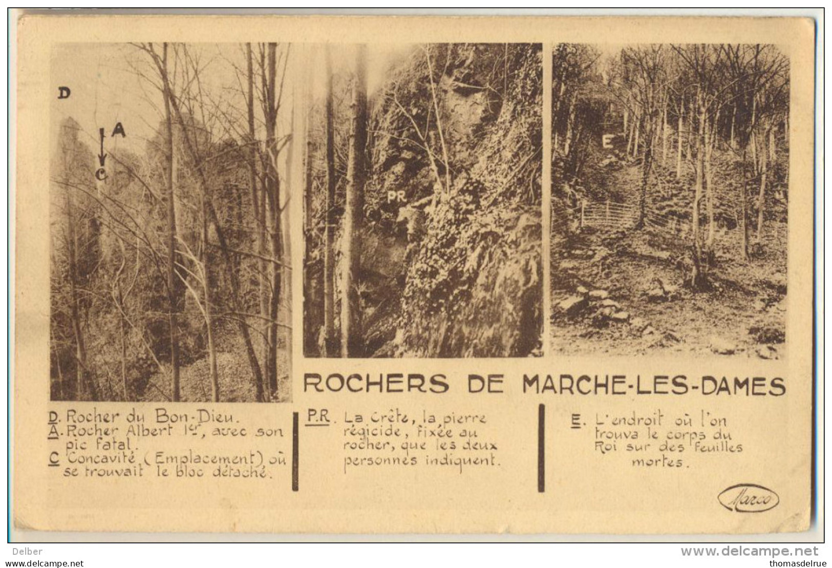 _F212: N°339: * BEEZ* : Sterstempel Op CP : ROCHERS DE MARCHE-LES-DAMES > Malines - 1932 Ceres Y Mercurio