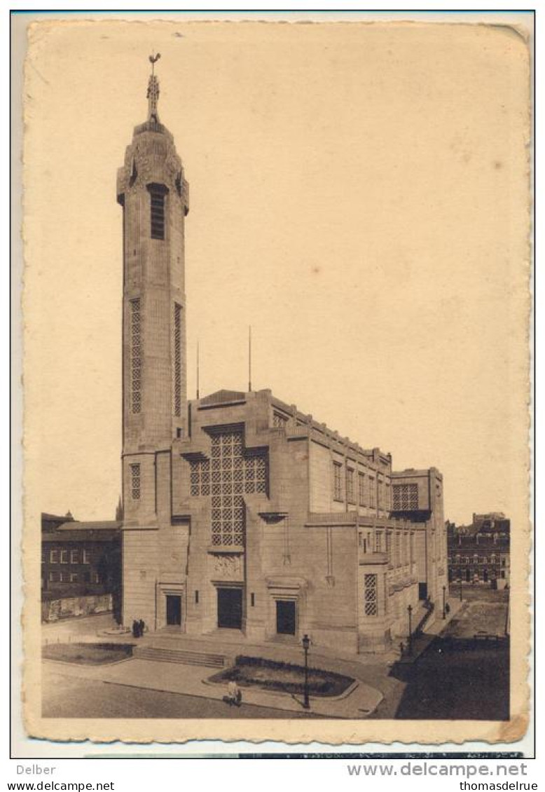 Pk039: Molenbeek St.Jean  - Eglise St.Jean-Baptiste Façade Principale...St Jans Molenbeek... - Molenbeek-St-Jean - St-Jans-Molenbeek