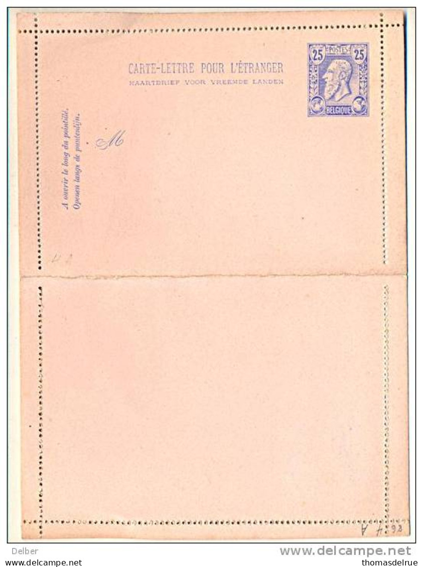 _2n761:  25ct : Doorlopende Perforatie - Cartes-lettres