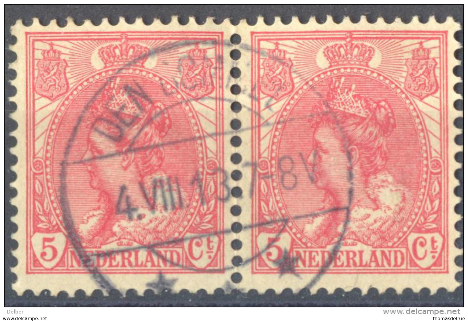 _Nn898: N°:60: DEN BOMMEL Paar - Used Stamps