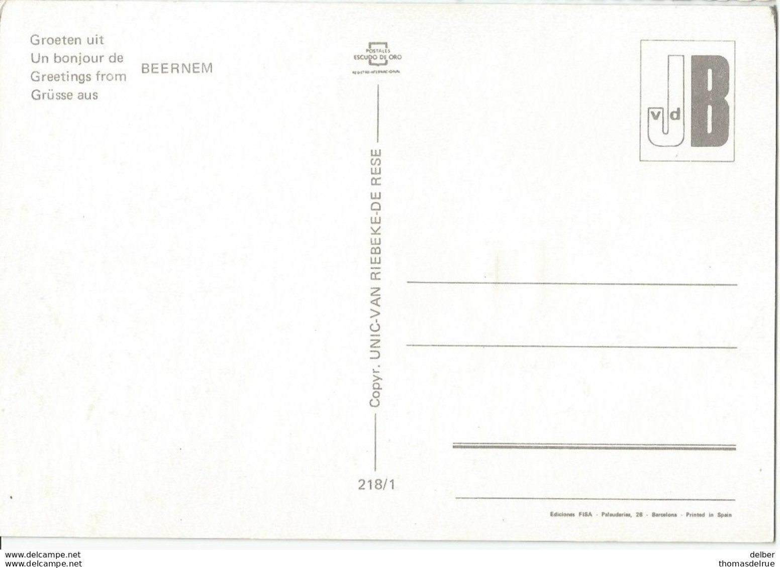 8Eb-515: Groeten Uit Beernem UNIC - Beernem