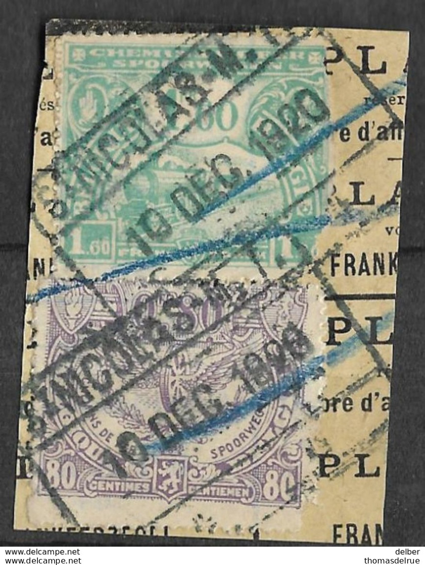 8Nz-962:  St-NICOLAS-M.T.: N° TR119+111/ 10 DEC 1920 : Privé-lijn Mechelen Terneuzen - Sonstige & Ohne Zuordnung