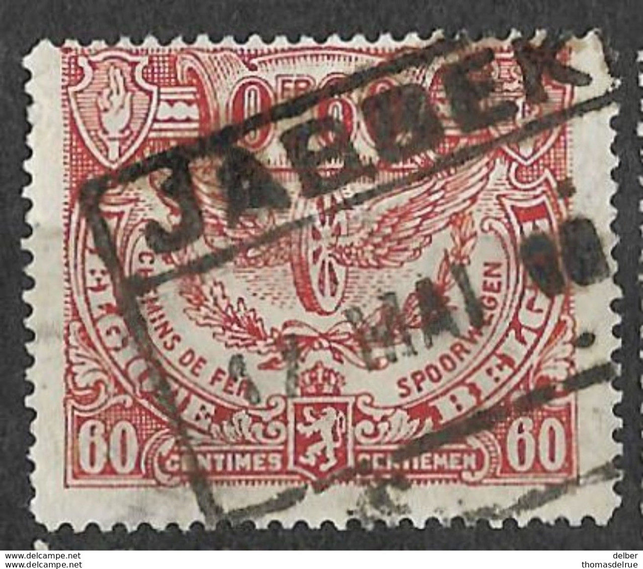 8Nz-966 : N° TR109: : JABBEKE / 17 MAI 19 ../ +--+ : De Stempel In Gebruikt Voor De Oorlog Werd Erna Verder Gebruikt - Other & Unclassified