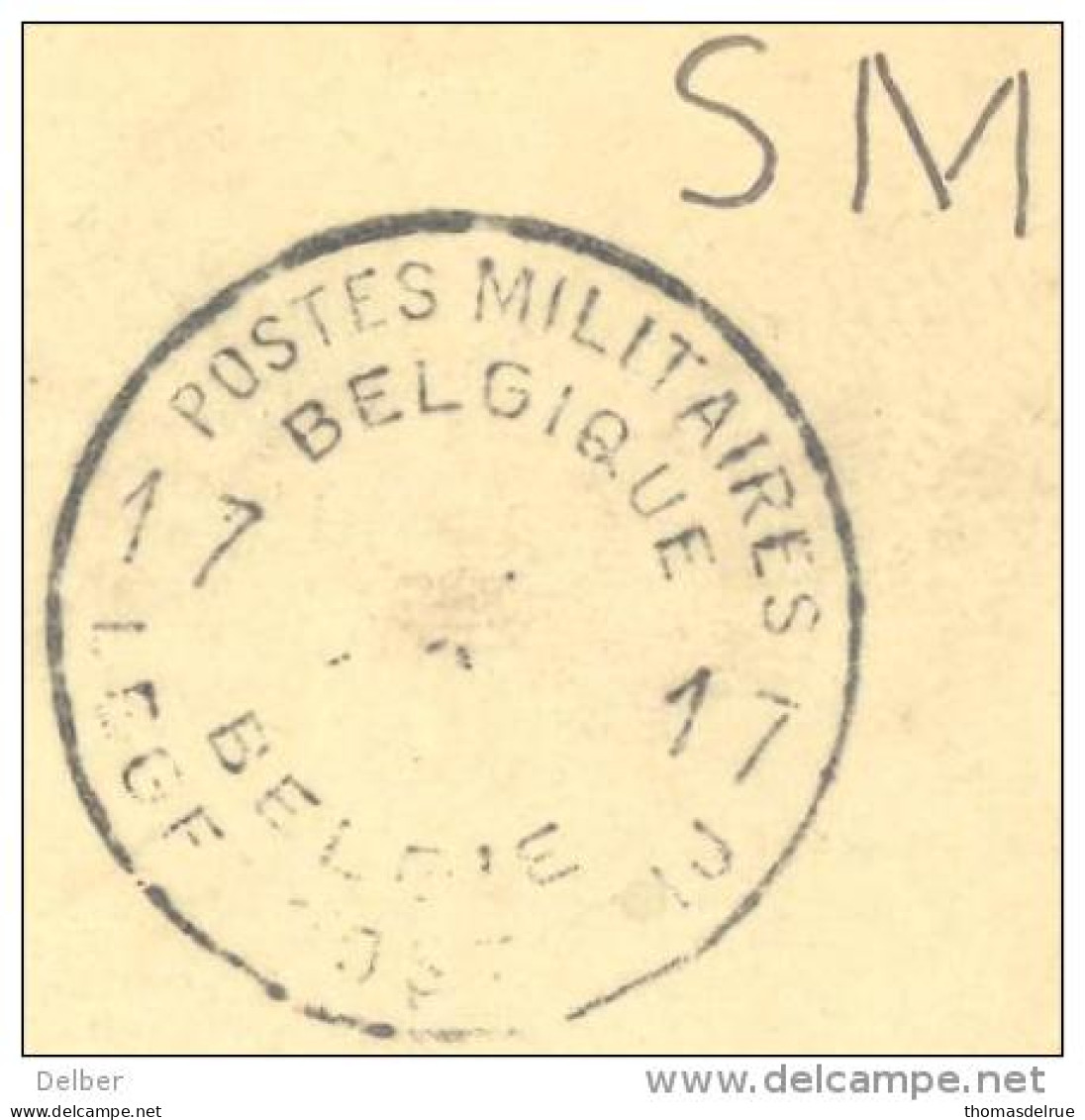 Op781: S.M. Met 17 POSTES MILITAIRES BELGIQUE 17 BELGIE LEGERPOSTERIJ > Belgisch Leger Ten Velde: - Armeestempel