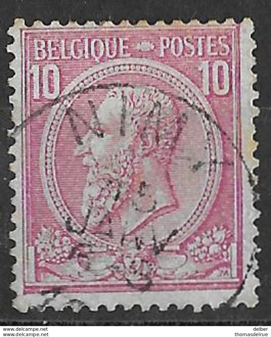 8S-358: N° 46: E9:  NIMY - 1883 Leopold II