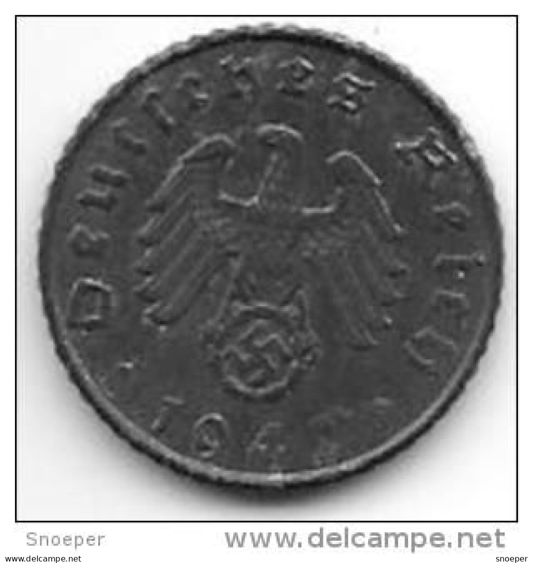 Third Reich 5 Pfennig 1942  A Km 100   Unc !!! - 5 Reichspfennig