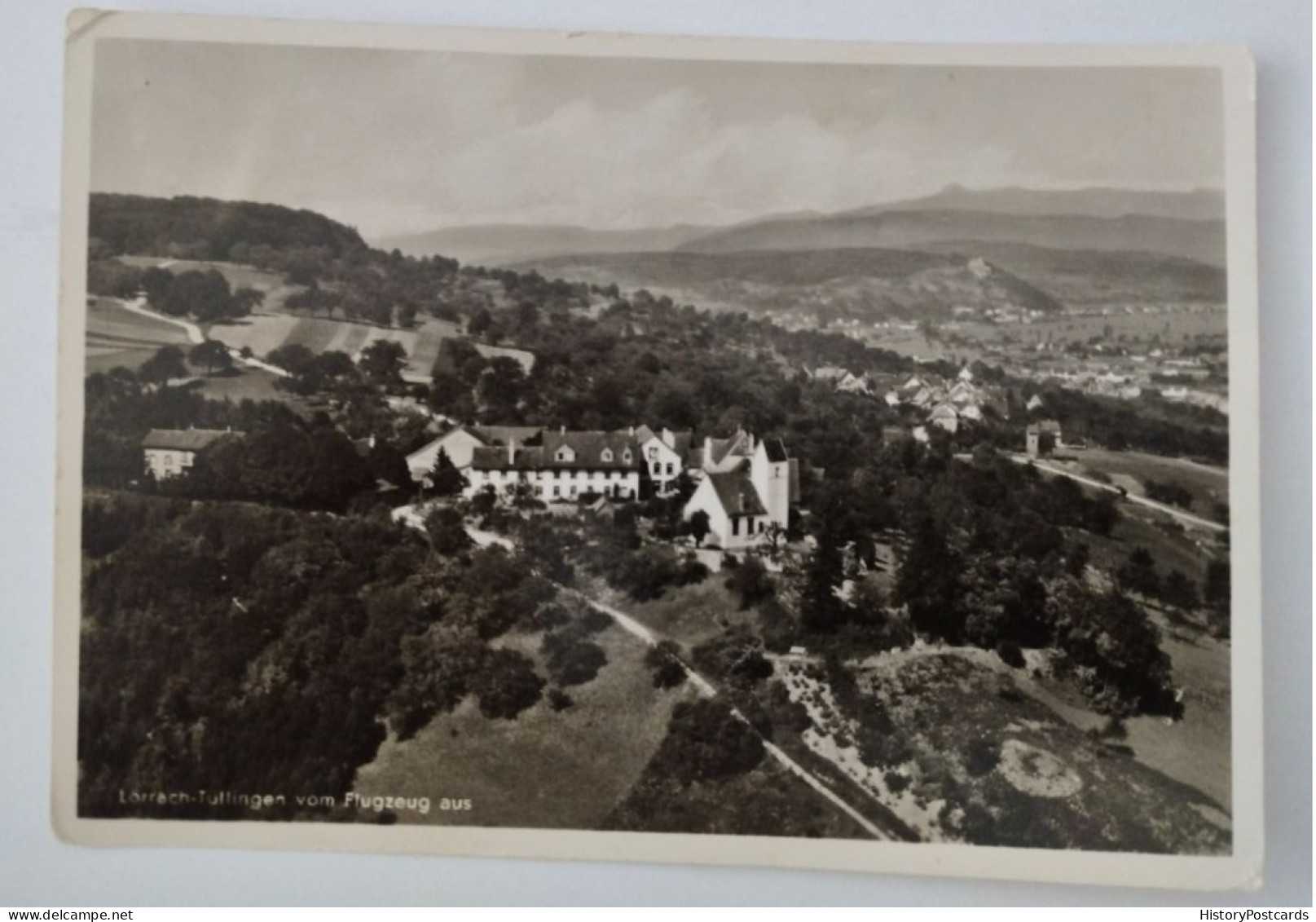 Lörrach-Tüllingen Vom Flugzeug Aus, Luftbild, 1937 - Lörrach