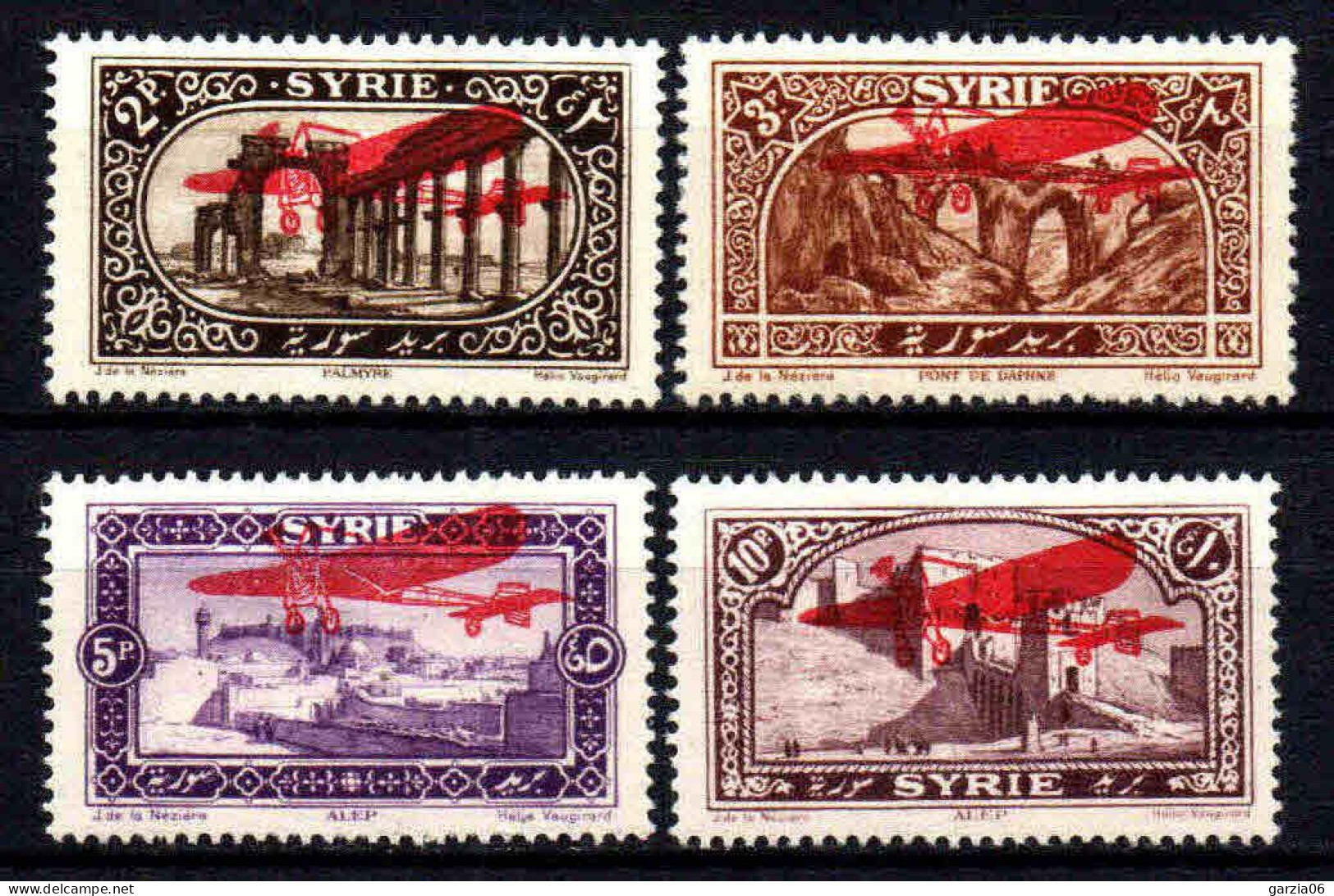 Syrie  - 1926  - PA 30 à 33 - Neufs *- MLH - Poste Aérienne