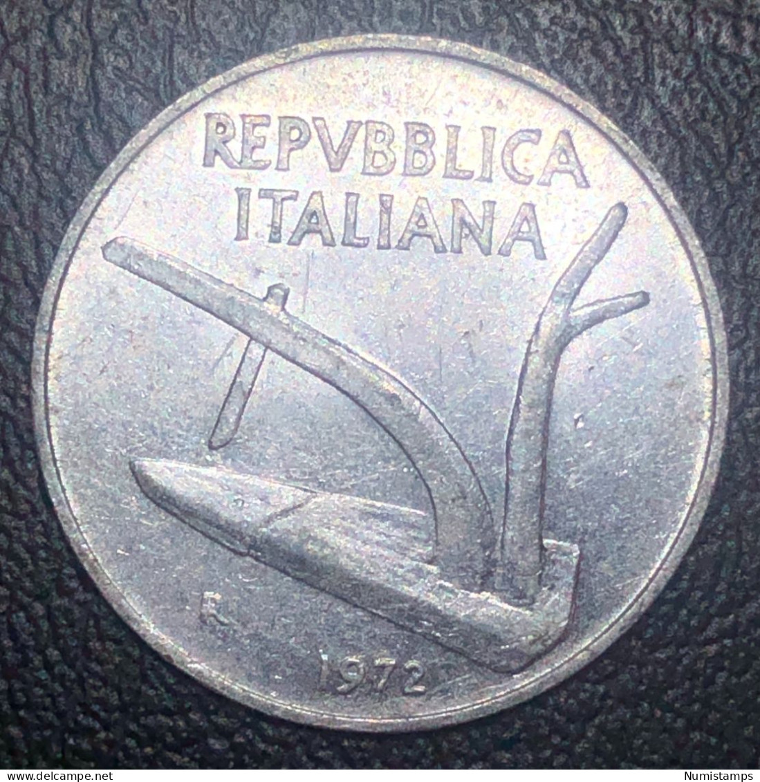 Italia 10 Lire, 1972 - 10 Liras