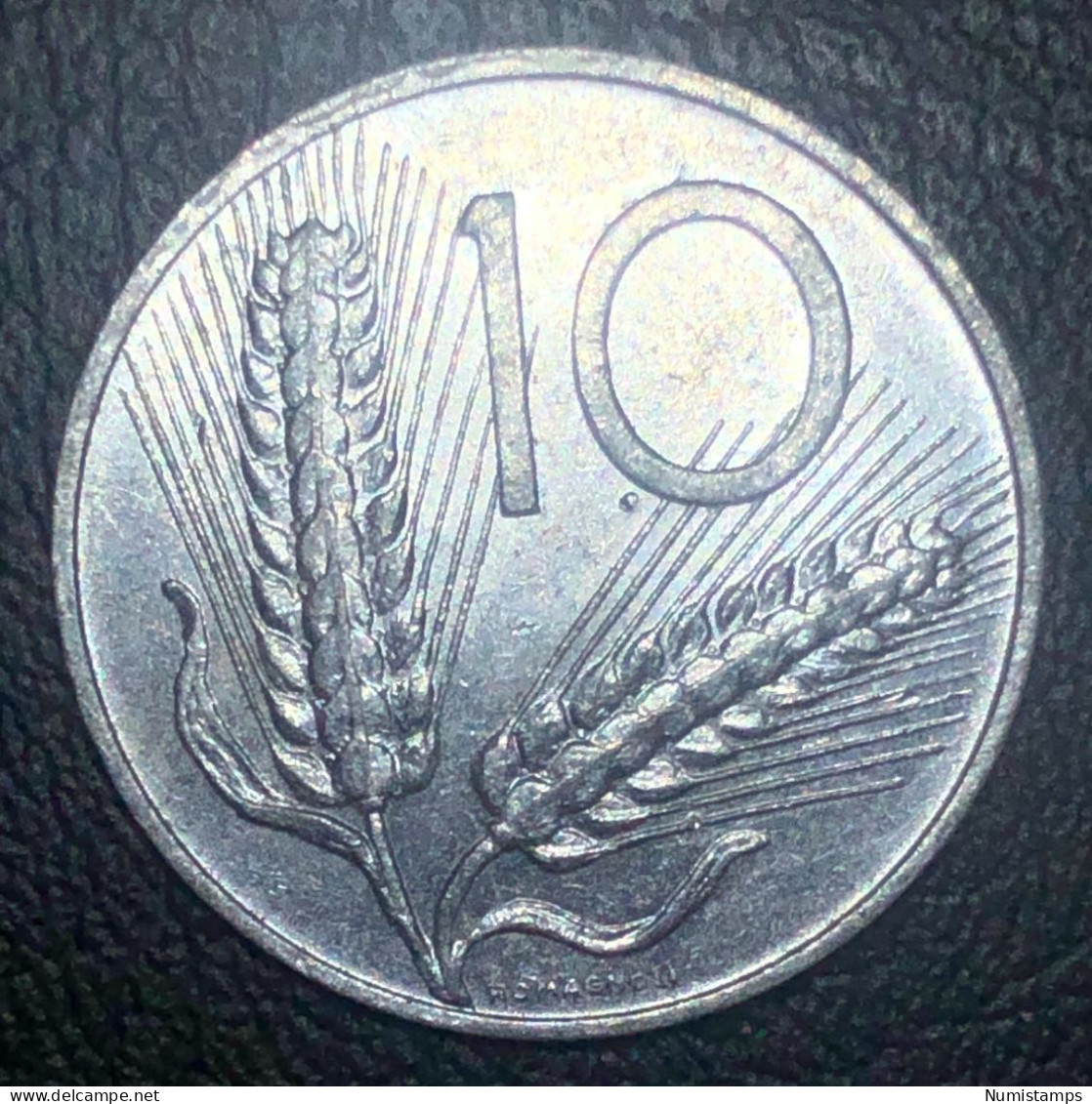 Italia 10 Lire, 1972 - 10 Liras