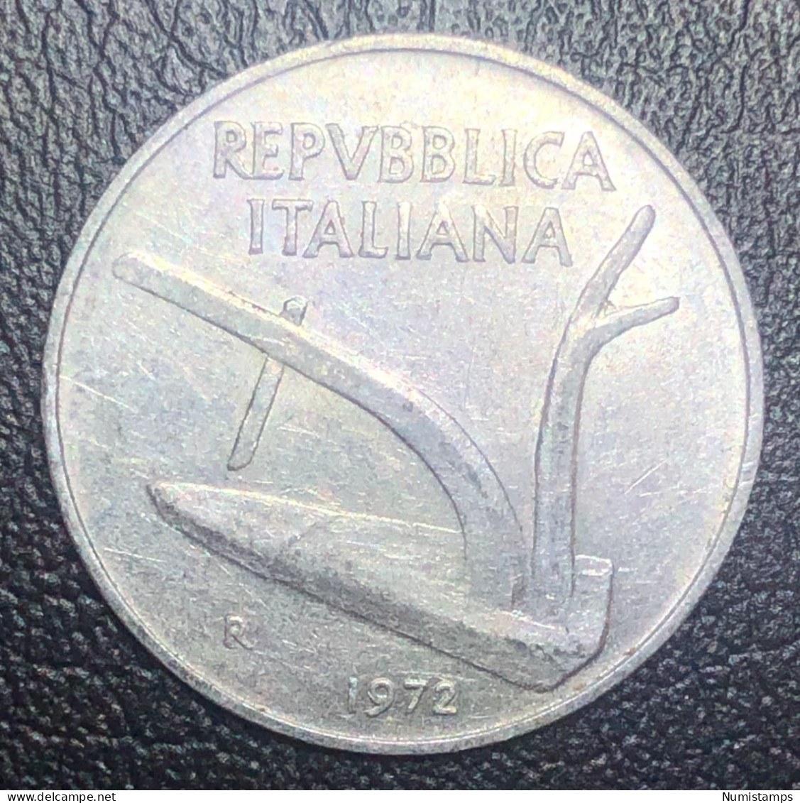 Italia 10 Lire, 1972 - 10 Liras