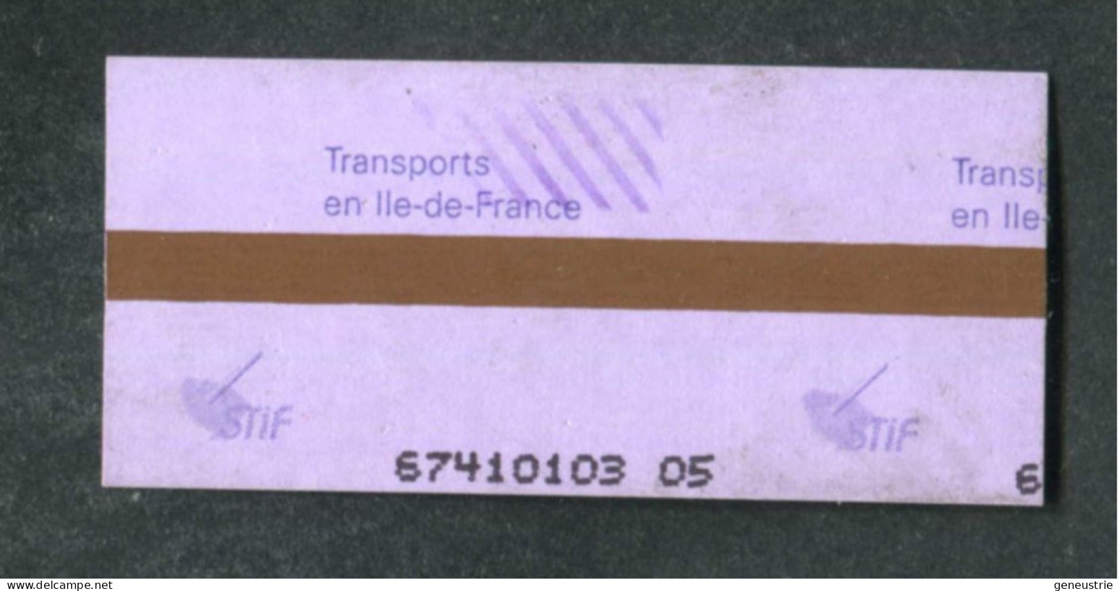Ticket Billet De Métro / Bus RATP Jeux Olympiques "Paris 2012" Chemins De Fer Métropolitain - Billet De Train - Europa