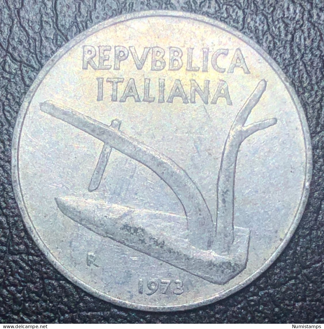 Italia 10 Lire, 1973 - 10 Lire