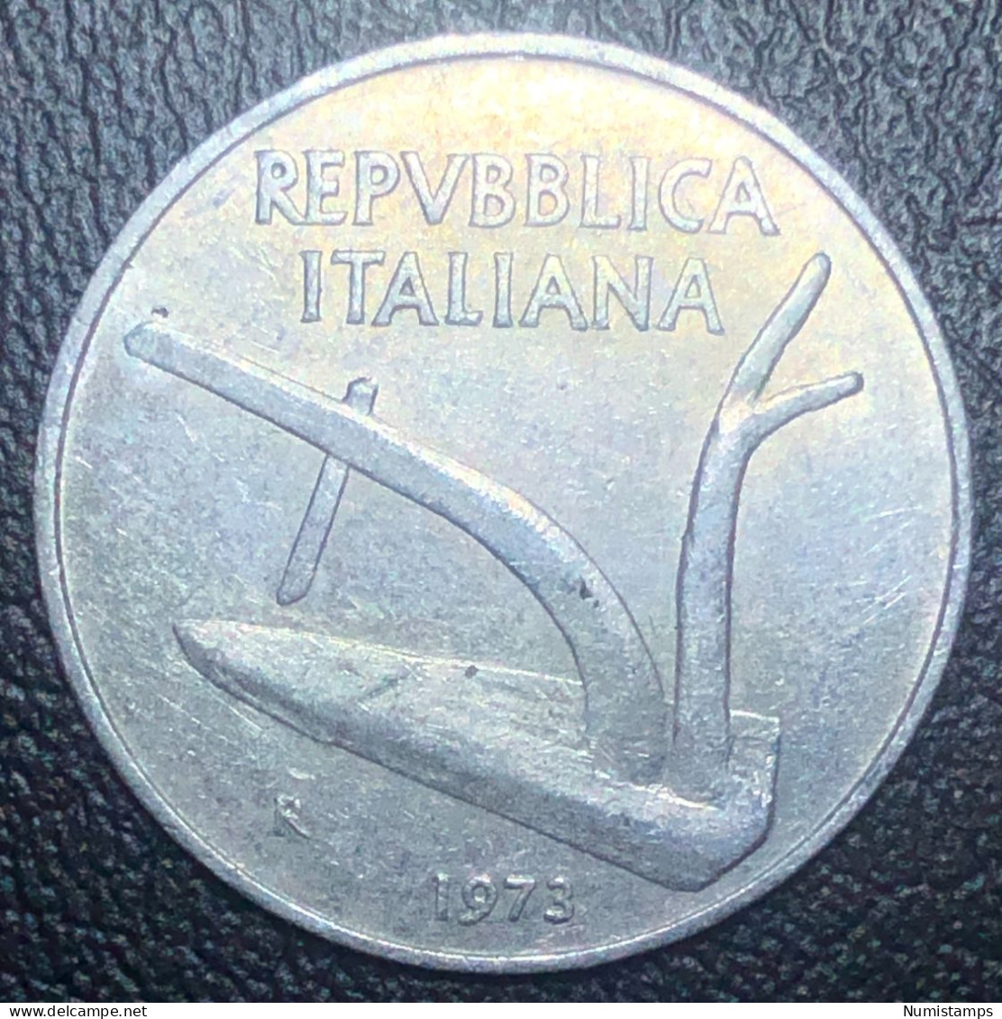 Italia 10 Lire, 1973 - 10 Liras