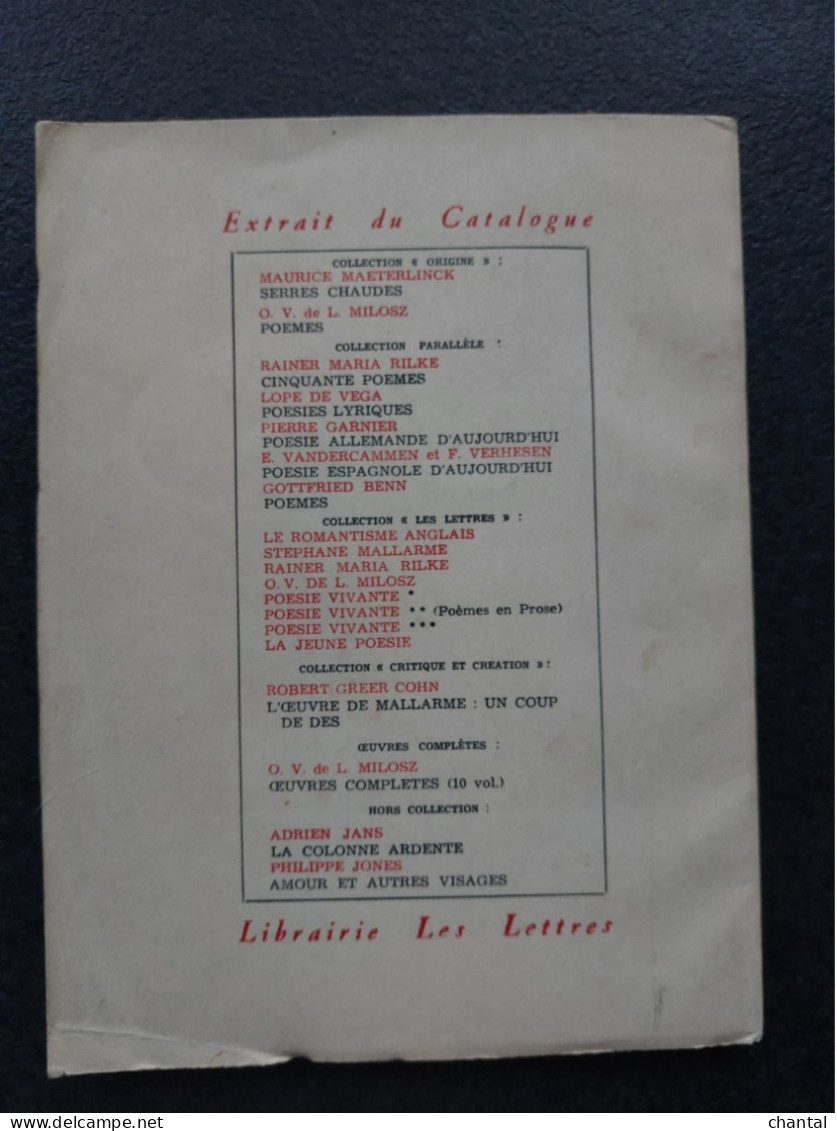 Patience D'Orphée -  Hélène Du Bois - 1957 (n°369 Sur 750) - French Authors