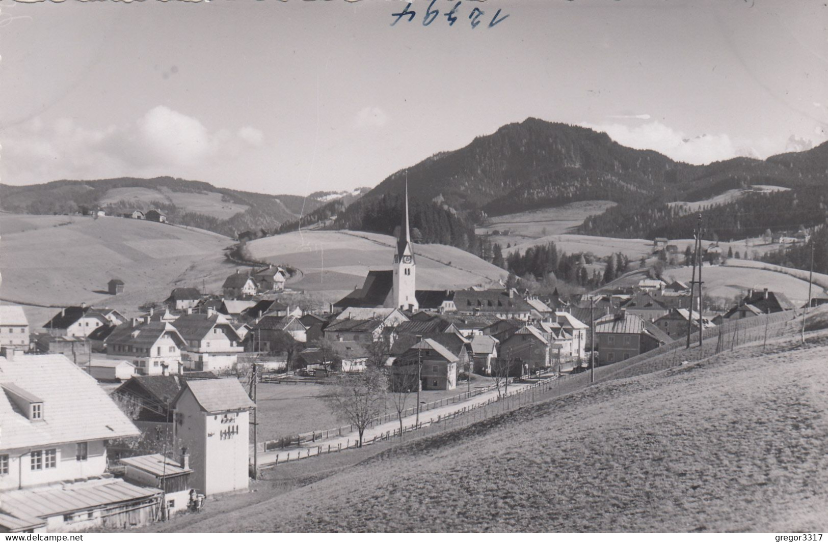 E941) ABTENAU  - Schwarzach - Haus DEtails Straße Kiche ALT ! - Abtenau