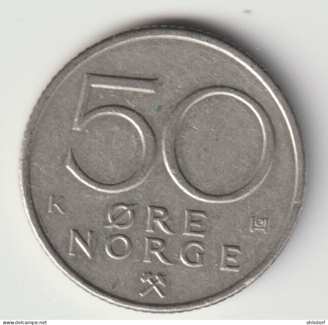 NORGE 1993: 50 Öre, KM 418 - Norwegen