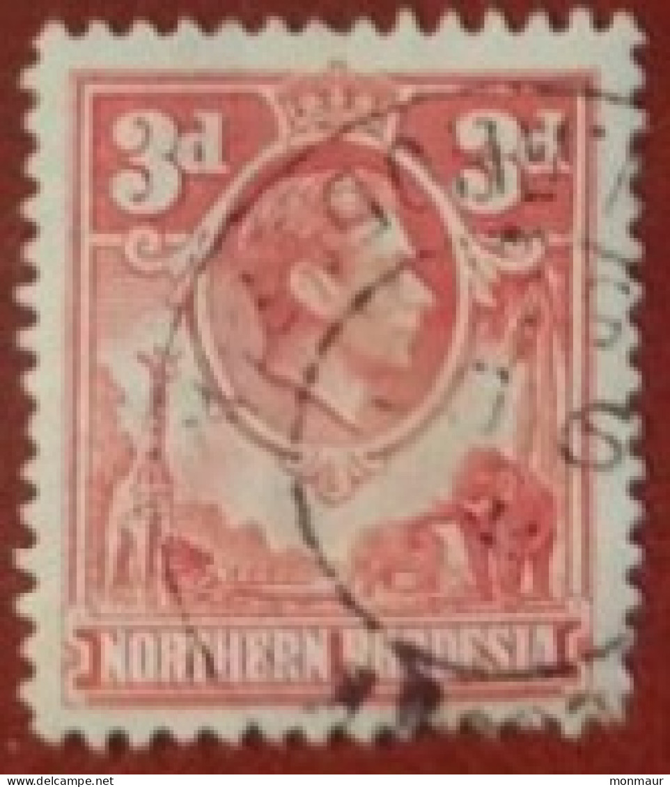 NORTHERN RHODESIA   1951 KING GEORGE  3 D - Rodesia Del Norte (...-1963)