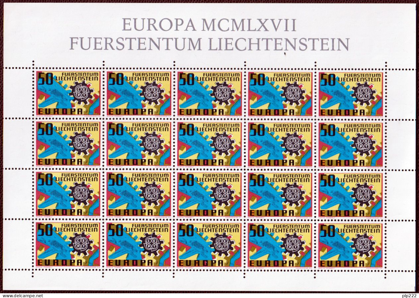 Europa CEPT 1967 Annata Completa + Foglietto / Complete Year Set + S/S **/MNH VF - Années Complètes