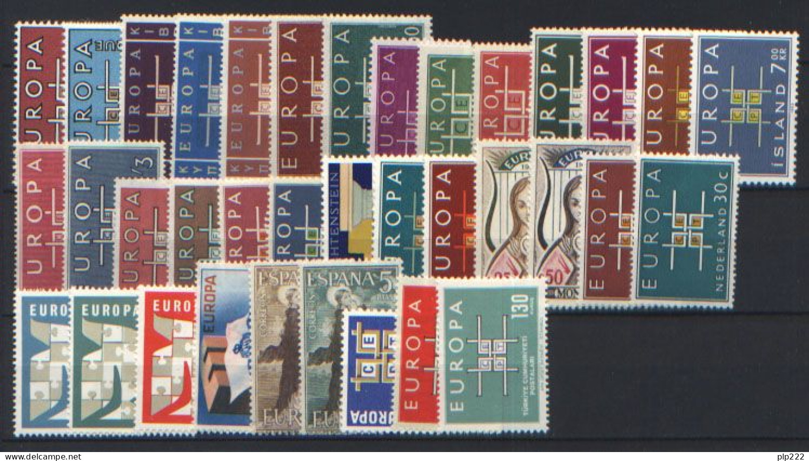 Europa CEPT 1963 Annata Completa + Foglietto / Complete Year Set + S/S **/MNH VF - Full Years