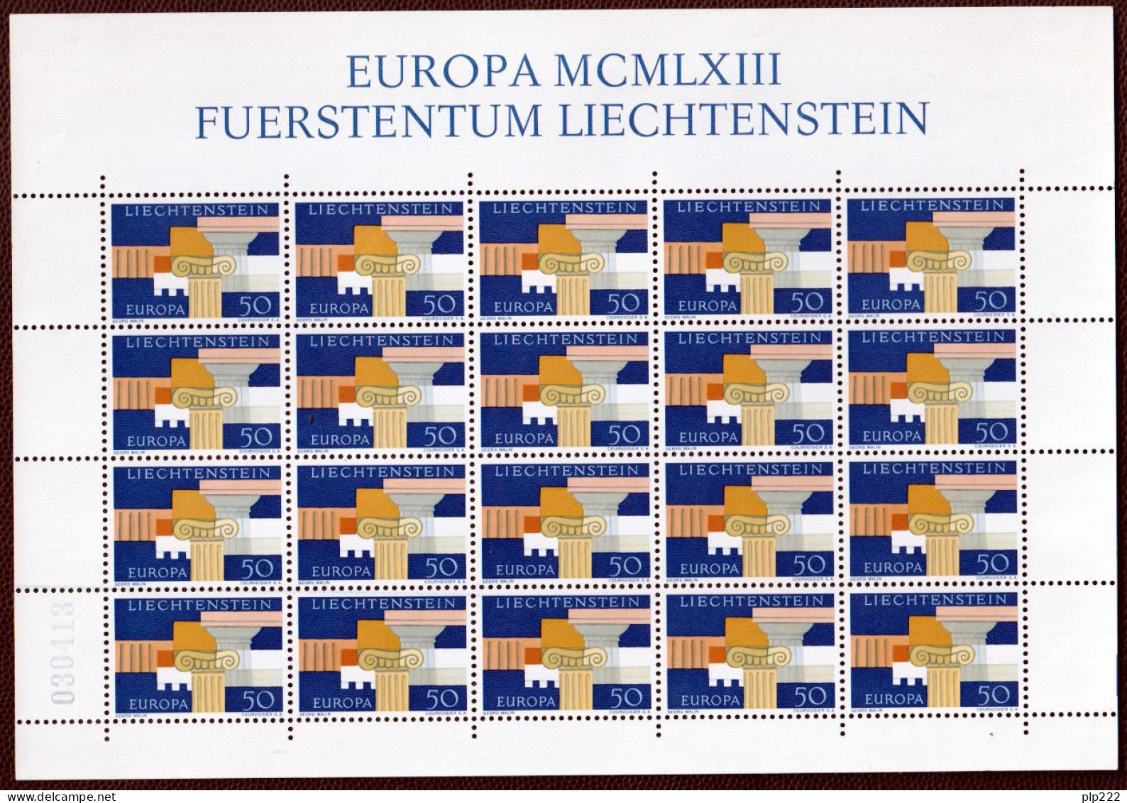 Europa CEPT 1963 Annata Completa + Foglietto / Complete Year Set + S/S **/MNH VF - Années Complètes